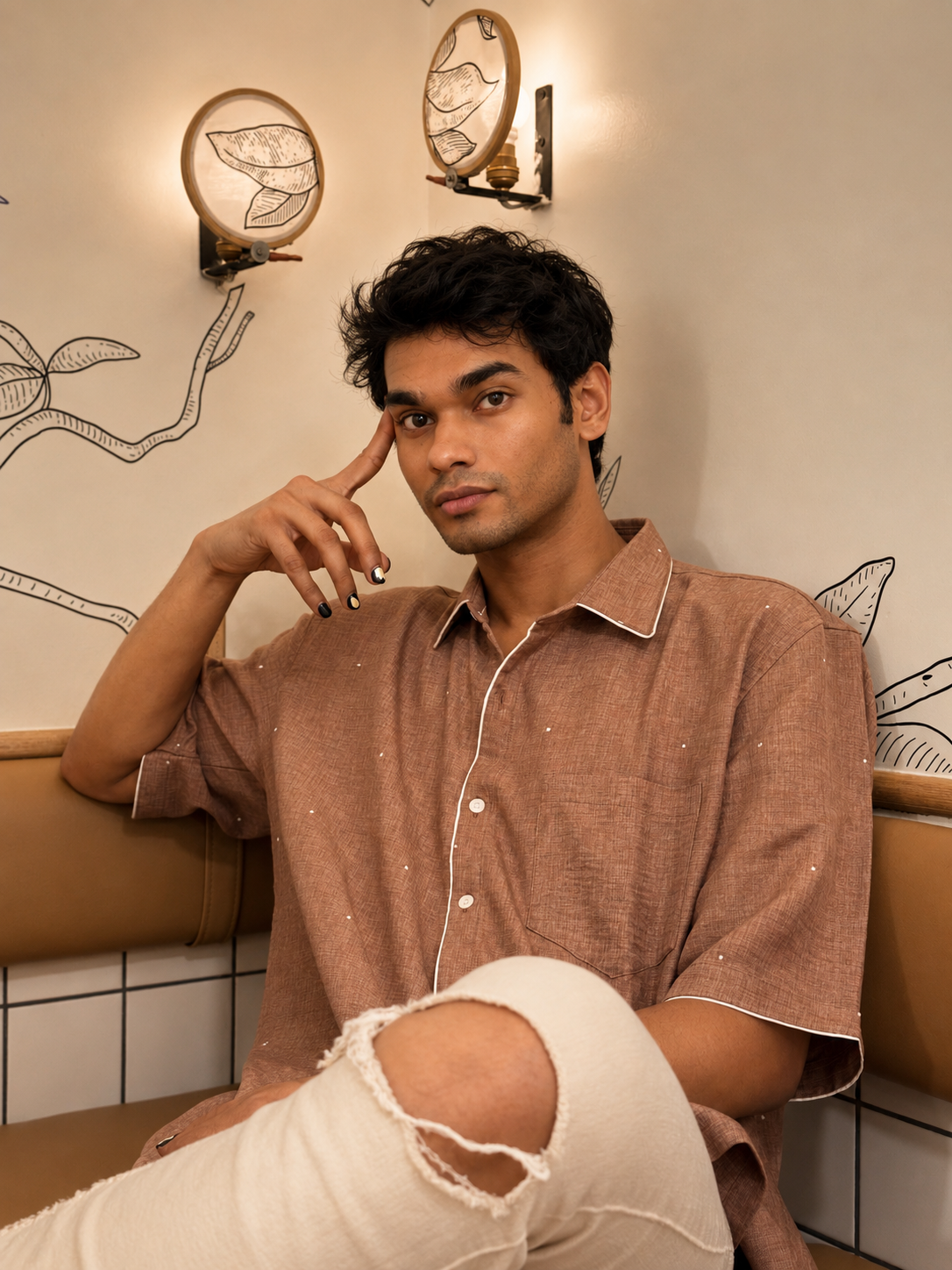 Chalk dot shirt