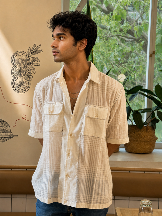 Ecru summer shirt