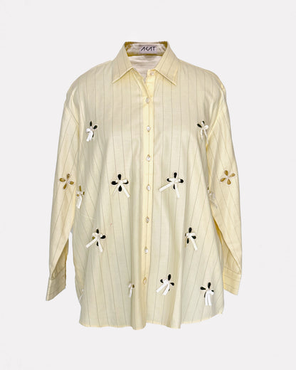 Flower cut-out Shirt