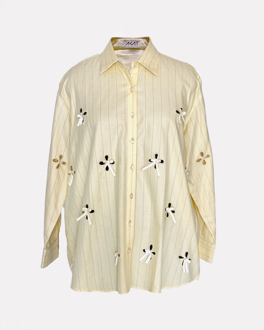 Flower cut-out Shirt