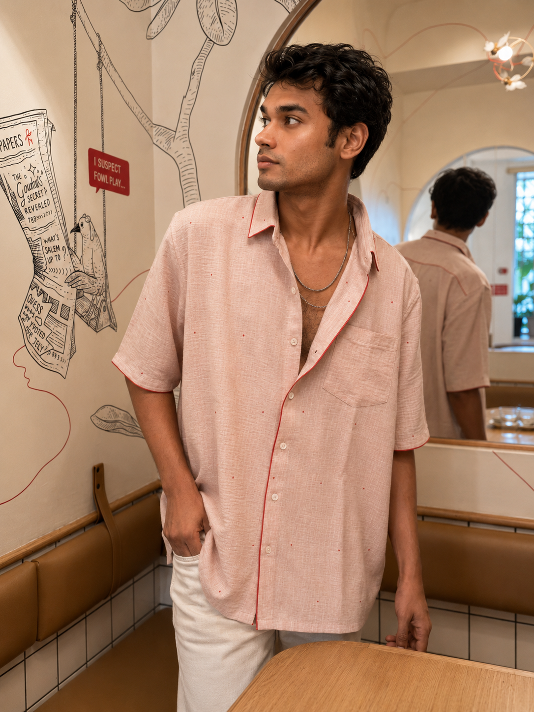 Chalk dot shirt