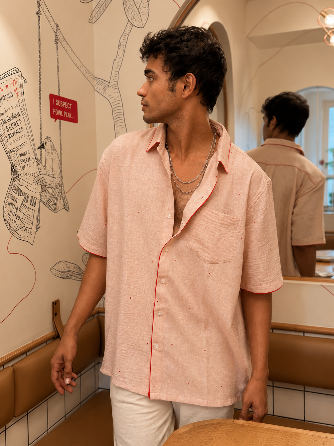 Chalk dot shirt