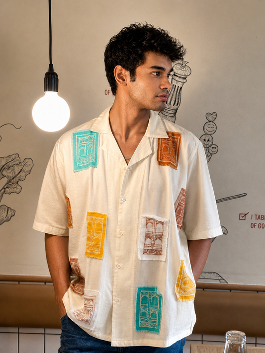 Jharoka patch shirt