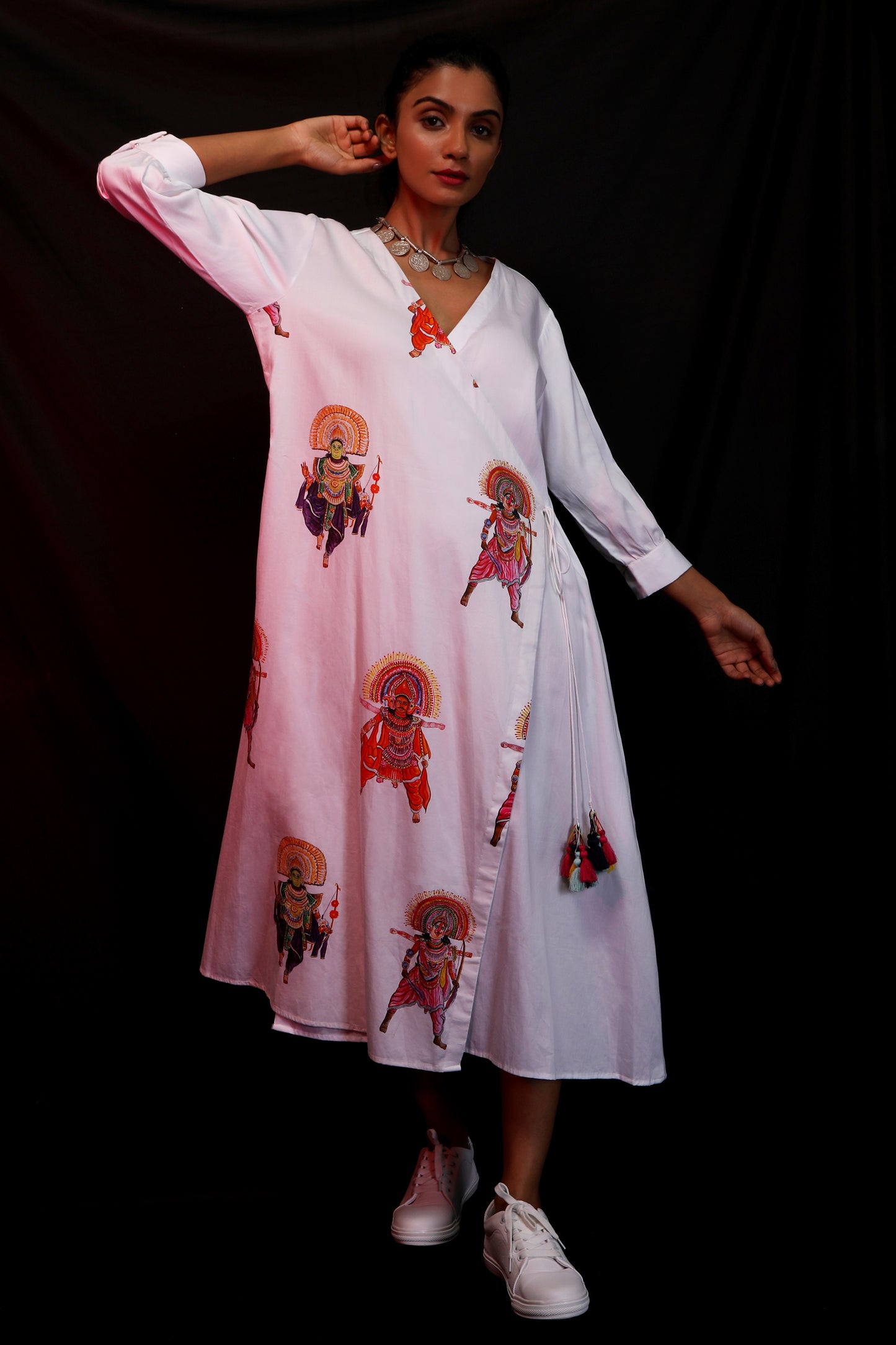 Chhau Wrap Dress