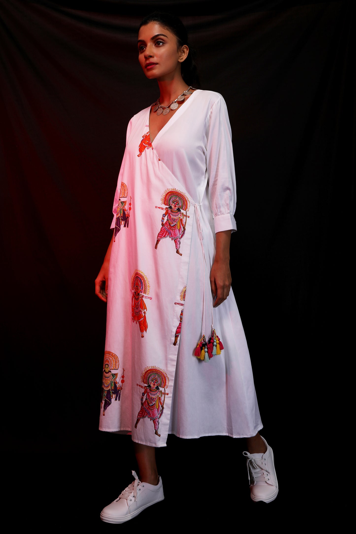 Chhau Wrap Dress