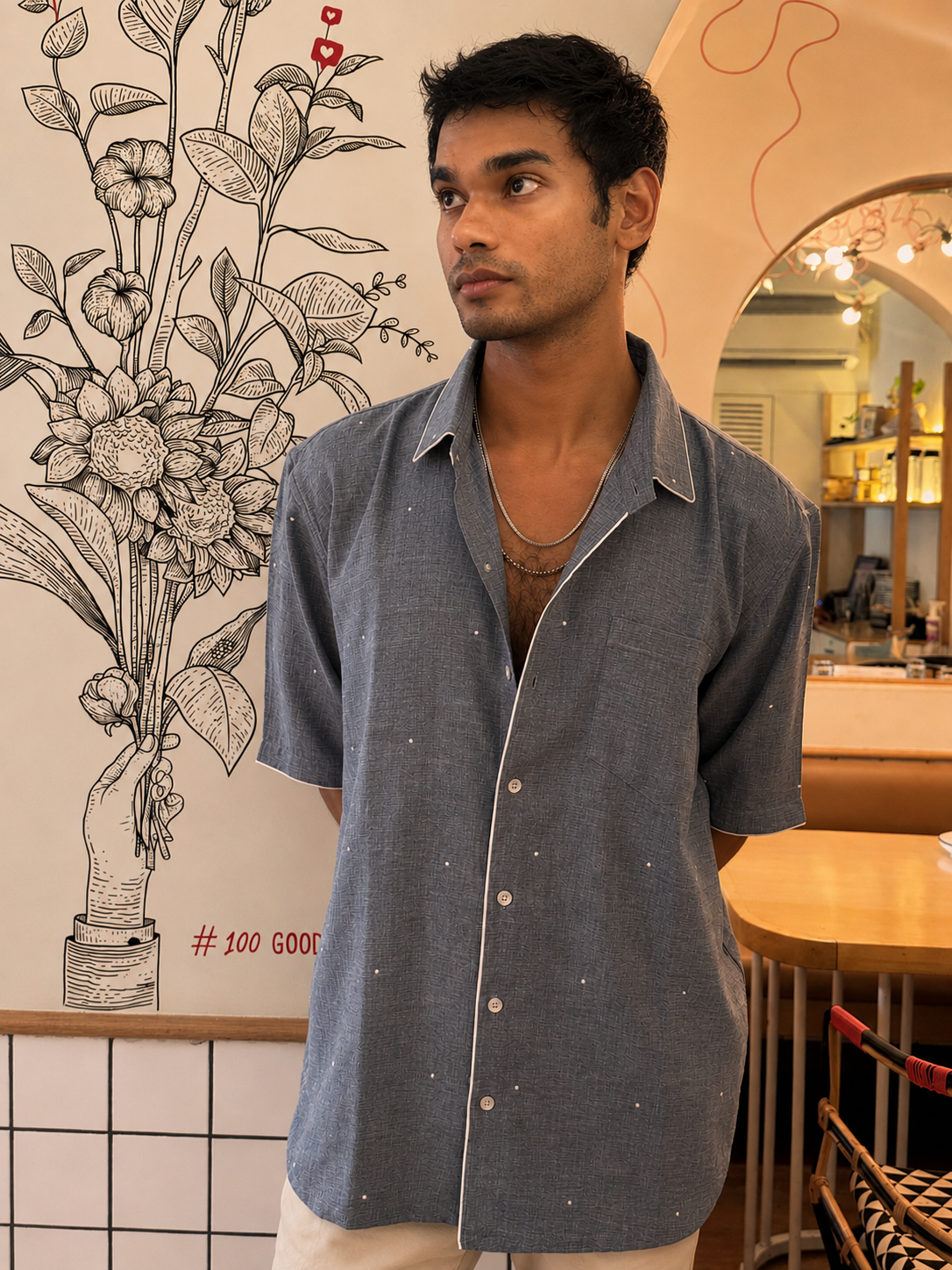Chalk dot shirt