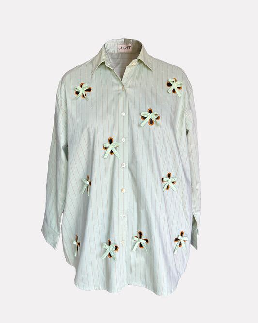 Flower cut-out Shirt