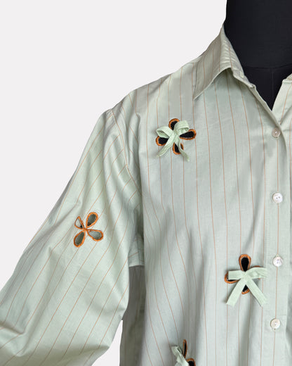 Flower cut-out Shirt